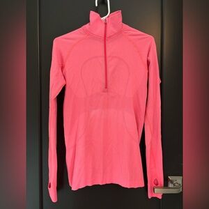 Lululemon Quarter Zip Long Sleeve Athletic Top